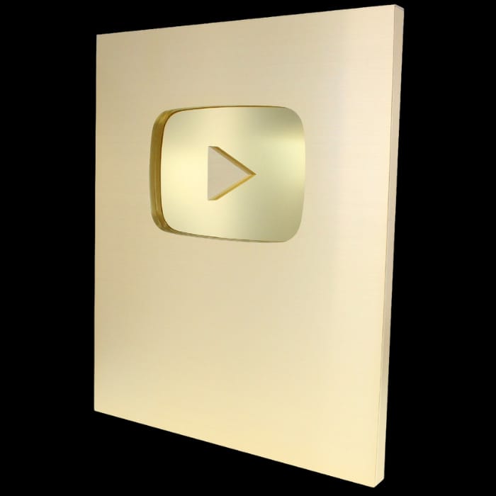 Gold Play Button award